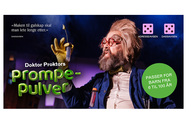 Doktor Proktor reklame poster.